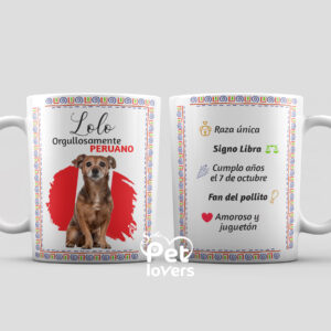 Taza Personalizada con mascotas - regalos para petlovers Perú